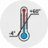 Temp: -4°C To 60°C